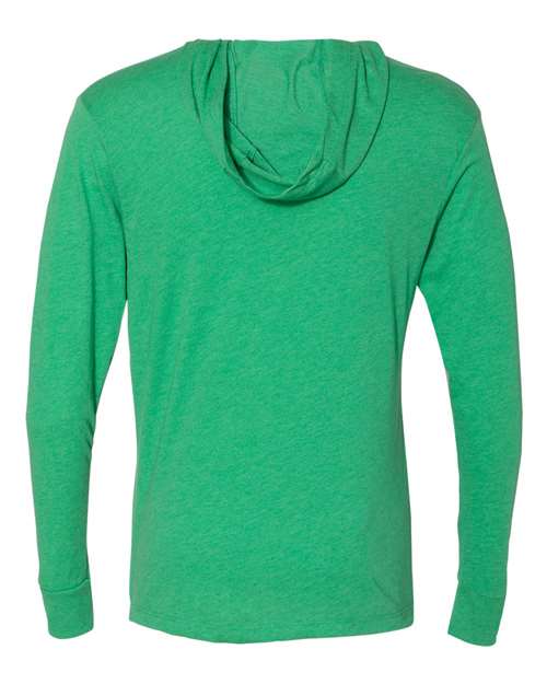 Unisex Triblend Hooded Long Sleeve Pullover T-Shirt