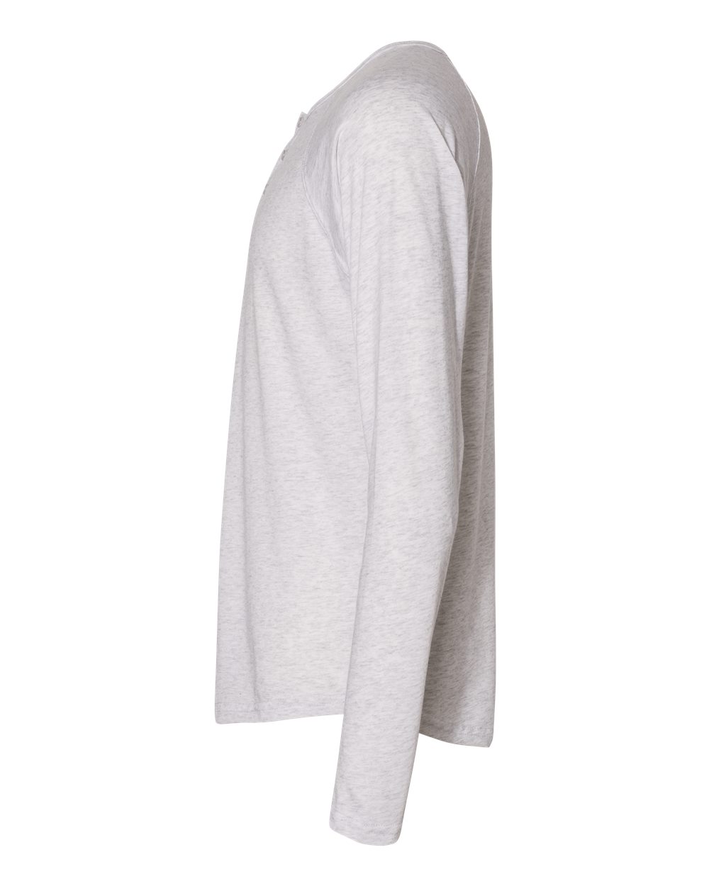 春高Tシャツ Next Level 6072 - Men's Triblend Henley T-Shirt