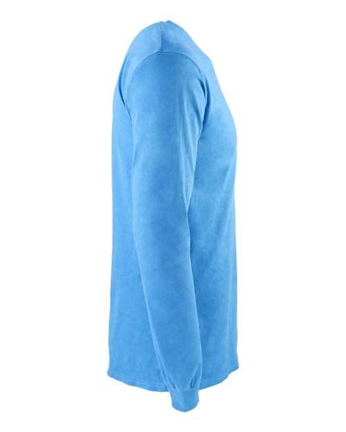 Unisex Inspired Dye Long Sleeve Pocket T-Shirt