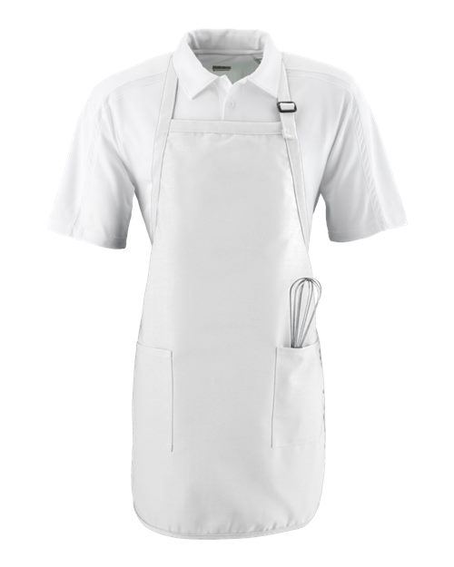 Full Length Apron with Pockets-Augusta Sportswear