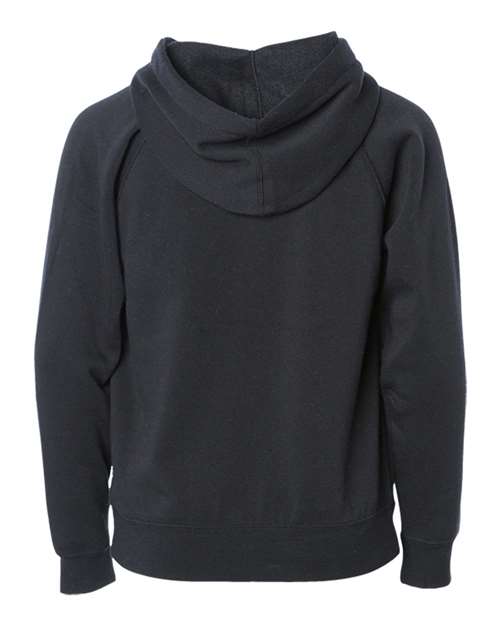 Toddler Lightweight Special Blend Raglan Zip Hood – Back