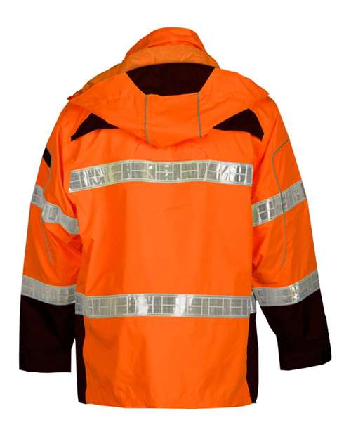 Unisex Premium Black Series® Rainwear Jacket – Back
