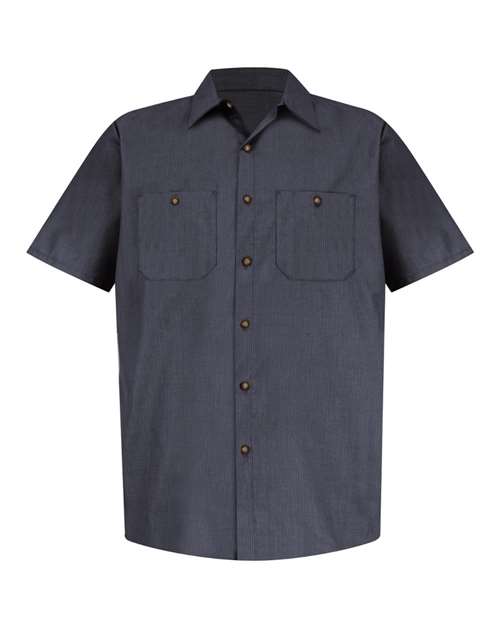 Red Kap Men's Industrial Short Sleeve Work Shirt SP24