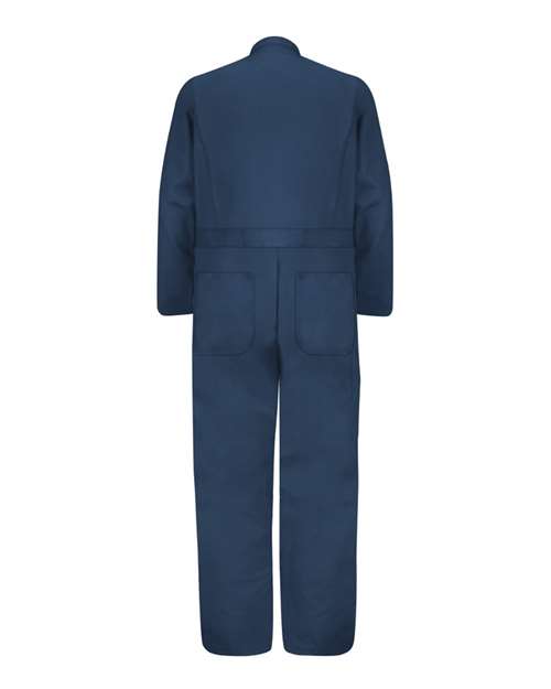 Men's Button-Front Cotton Coverall