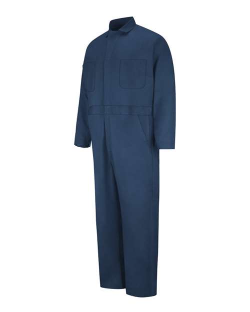 Men's Button-Front Cotton Coverall