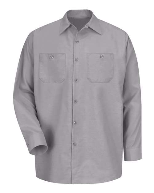 Men's Tall Industrial Long Sleeve Work Shirt