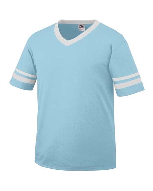 Augusta Sportswear 360 - V-Neck Jersey with Striped Sleeves