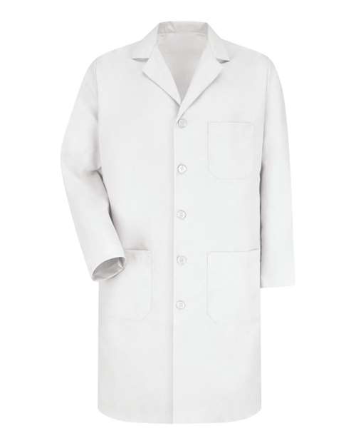Buy Button Front Lab Coat Long Sizes - Online at Best price - NY