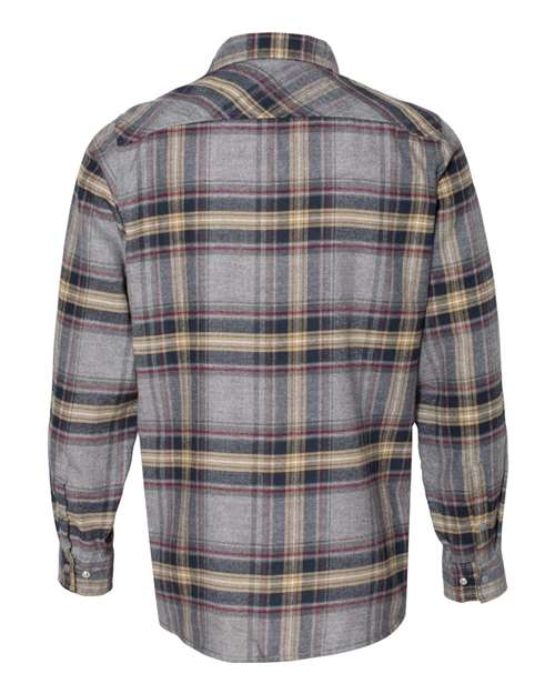Men's Snap Front Plaid Flannel Shirt
