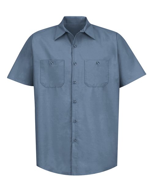 Men's Tall Industrial Short Sleeve Work Shirt