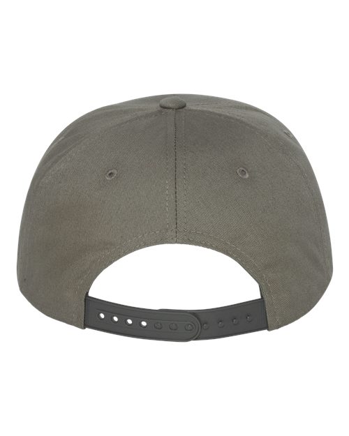 Five-Panel Cotton Twill Snapback Cap