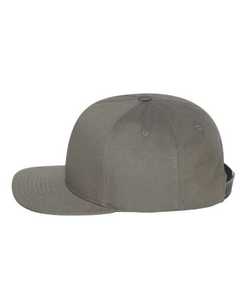 Five-Panel Cotton Twill Snapback Cap