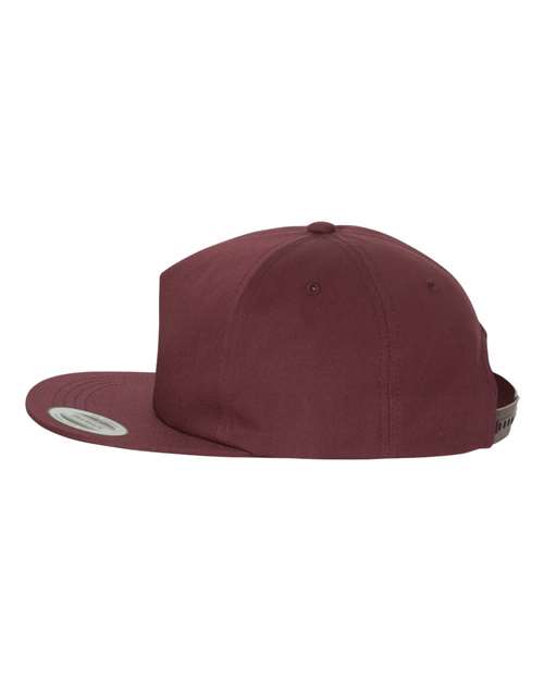 Lightly-Structured Five-Panel Snapback Cap