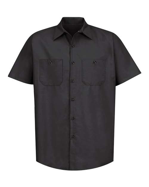 Men's Tall Industrial Short Sleeve Work Shirt