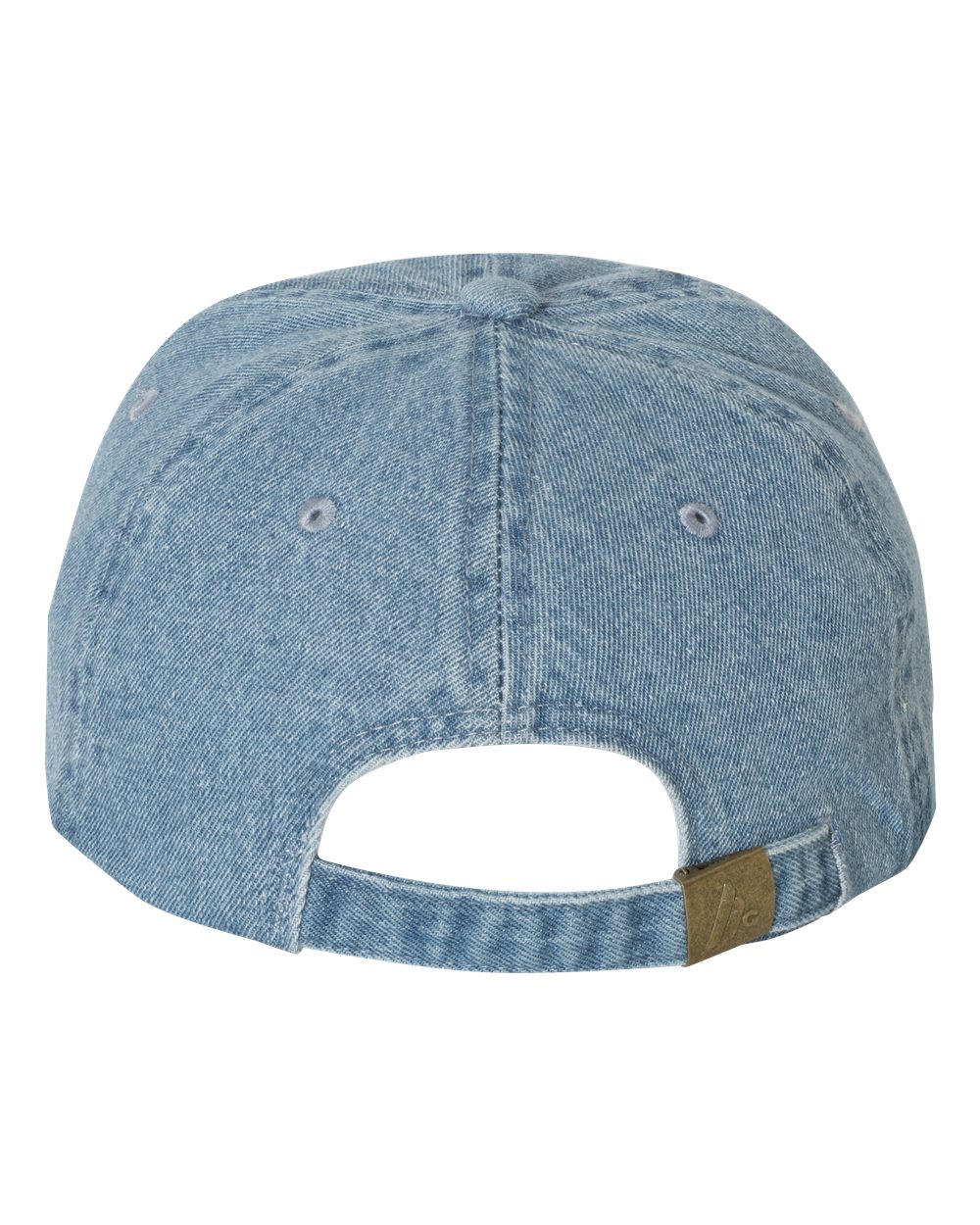 Monogram Washed Denim Cap - Luxury S00 Blue