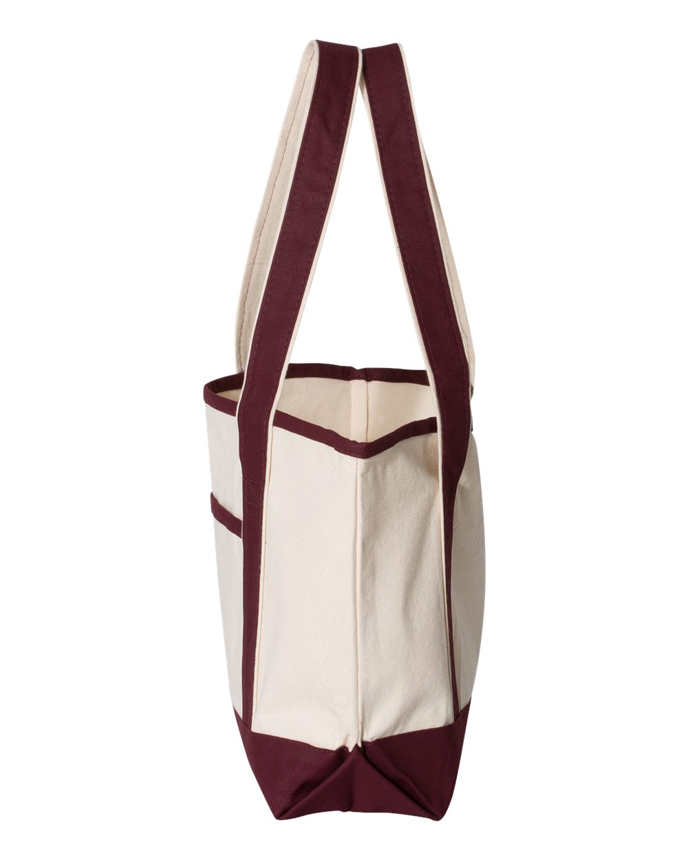 🔥 Q-tees 20l Small Deluxe Tote 100% heavy cotton canvas Bag pocket Q125800 - 第 10/25 張圖片