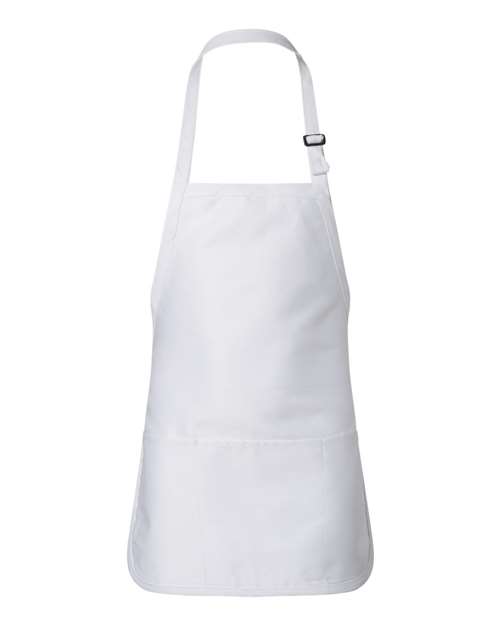Full-Length Apron with Pouch Pocket-Q&#45;Tees