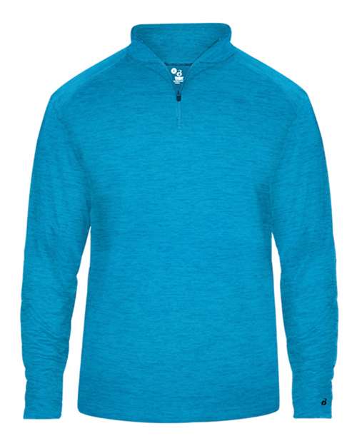 Tonal Blend Quarter-Zip Pullover-Badger