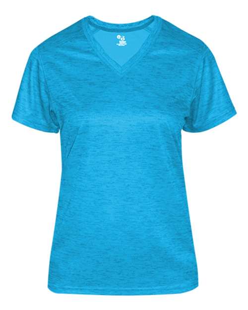 Badger Women's Tonal Blend V-Neck T-Shirt 4175