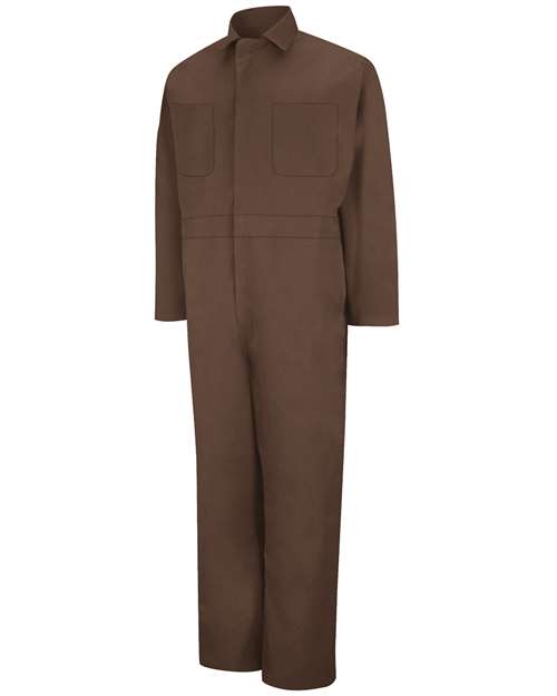 Men's Extended Sizes Twill Action Back Coverall