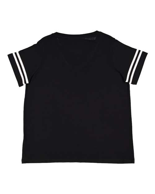Women's Curvy Collection Vintage Football T-Shirt – Back
