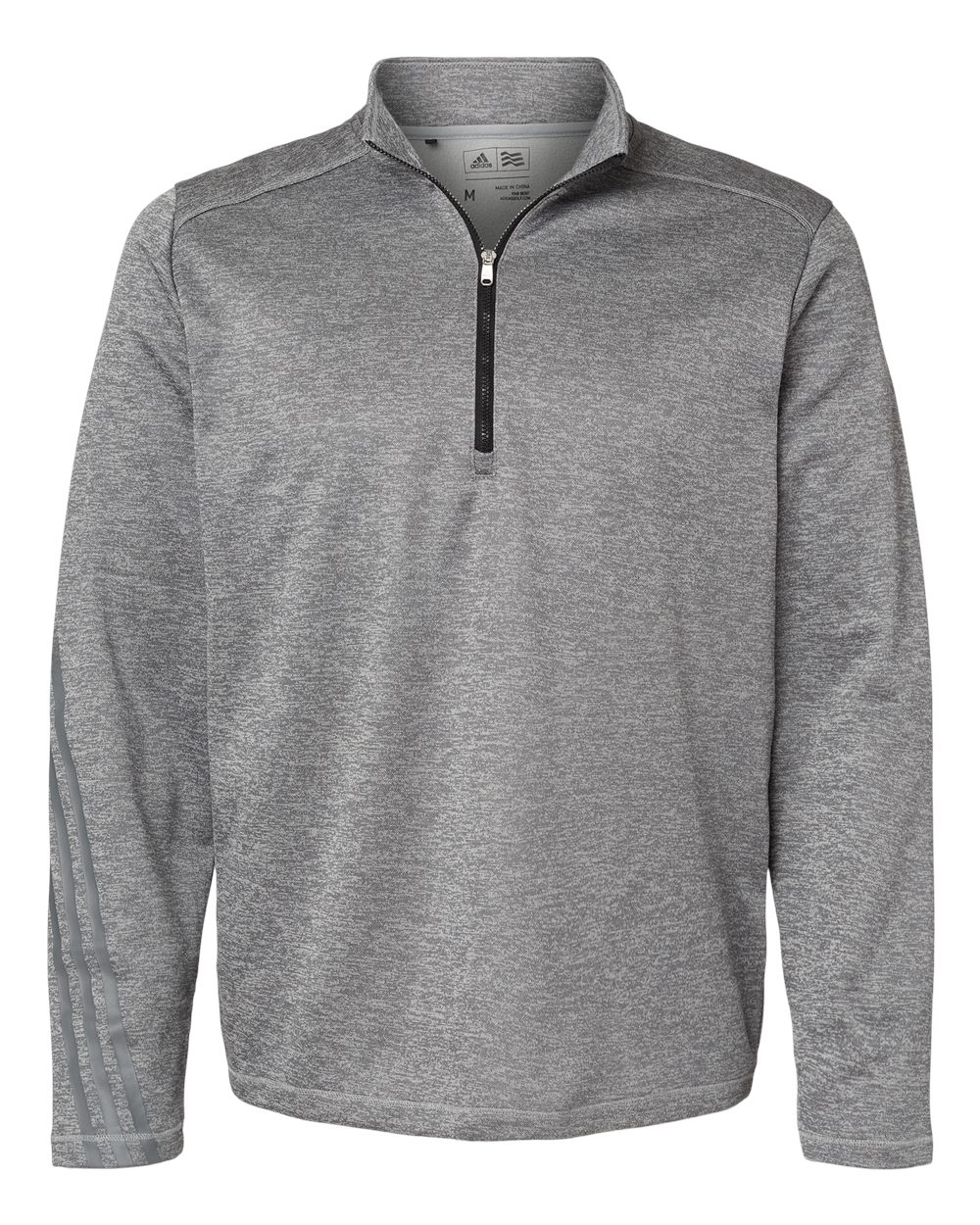 Brushed Terry Heathered Quarter-Zip Pullover-