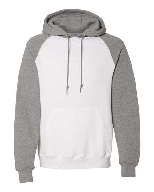 Dri Power® Colorblock Raglan Hooded Sweatshirt-Russell Athletic