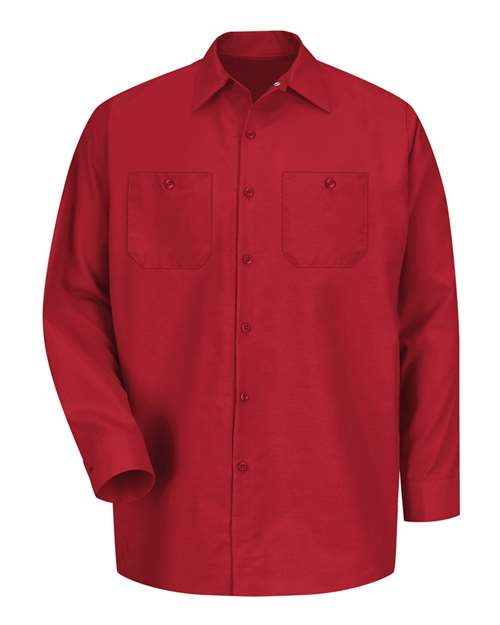 Men's Tall Industrial Long Sleeve Work Shirt