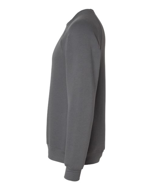 Unisex Sponge Fleece Raglan Crewneck Sweatshirt – Detail
