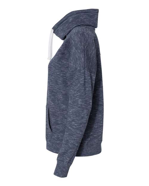 Women’s Mélange Fleece Cowl Neck Sweatshirt