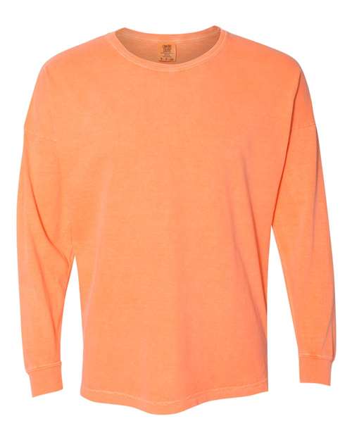 Garment-Dyed Drop-Shoulder Long Sleeve T-Shirt-Comfort Colors