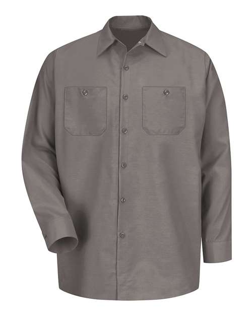 Men's Tall Industrial Long Sleeve Work Shirt