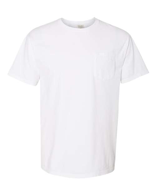 Garment-Dyed Pocket T-Shirt-ComfortWash by Hanes