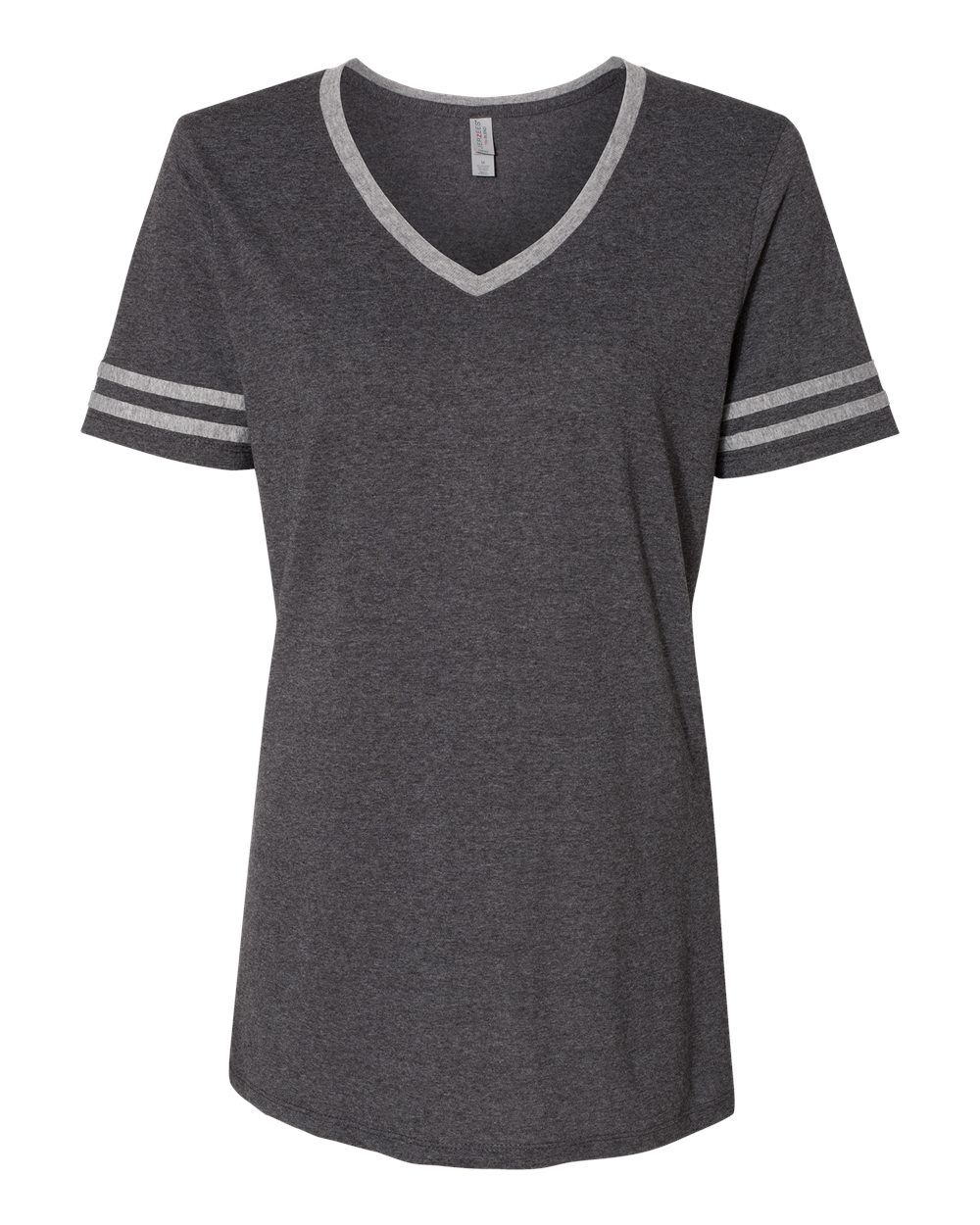 V♡ JERZEES 602WVR - Women's Varsity Triblend V-Neck T-Shirt