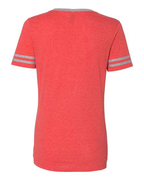 Women's Varsity Triblend V-Neck T-Shirt – Back