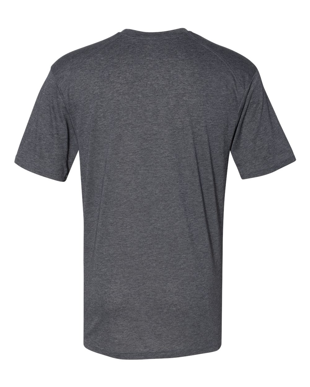 Men's Triblend Performance T-Shirt in Navy Heather — Back