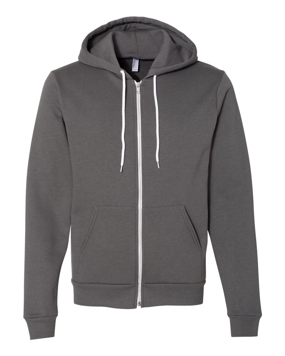 American Apparel F497US USA Made Flex Fleece Full Zip Hoodie