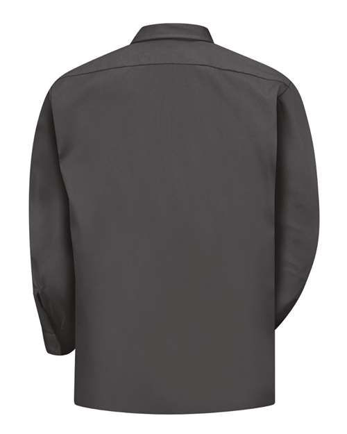 Men's Tall Utility Long Sleeve Work Shirt – Back