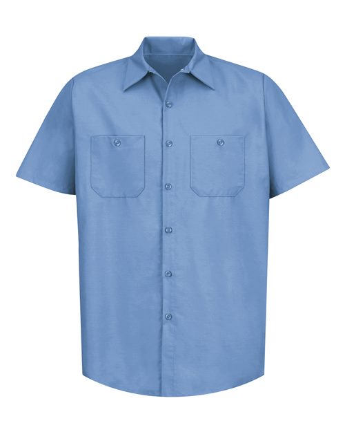 Men's Tall Industrial Short Sleeve Work Shirt