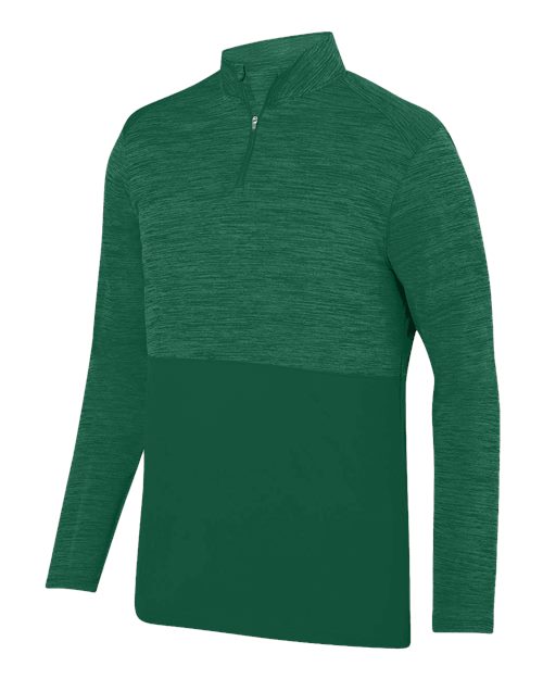 Shadow Tonal Heather Quarter-Zip-Augusta Sportswear