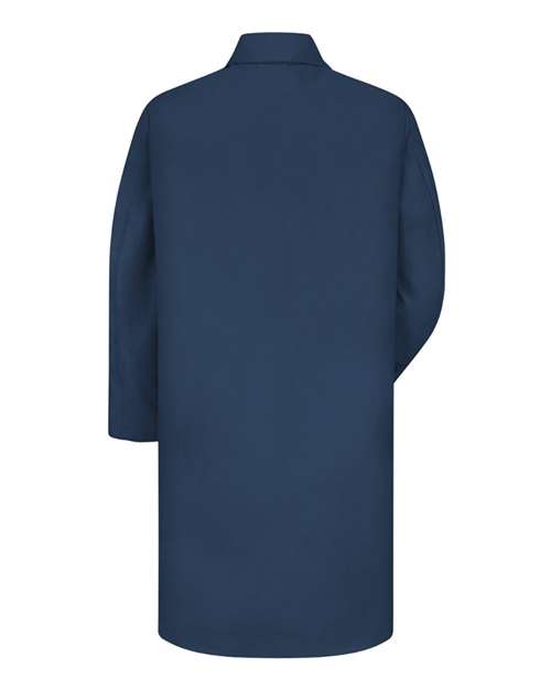 Unisex Extended Sizes Button Front Lab Coat