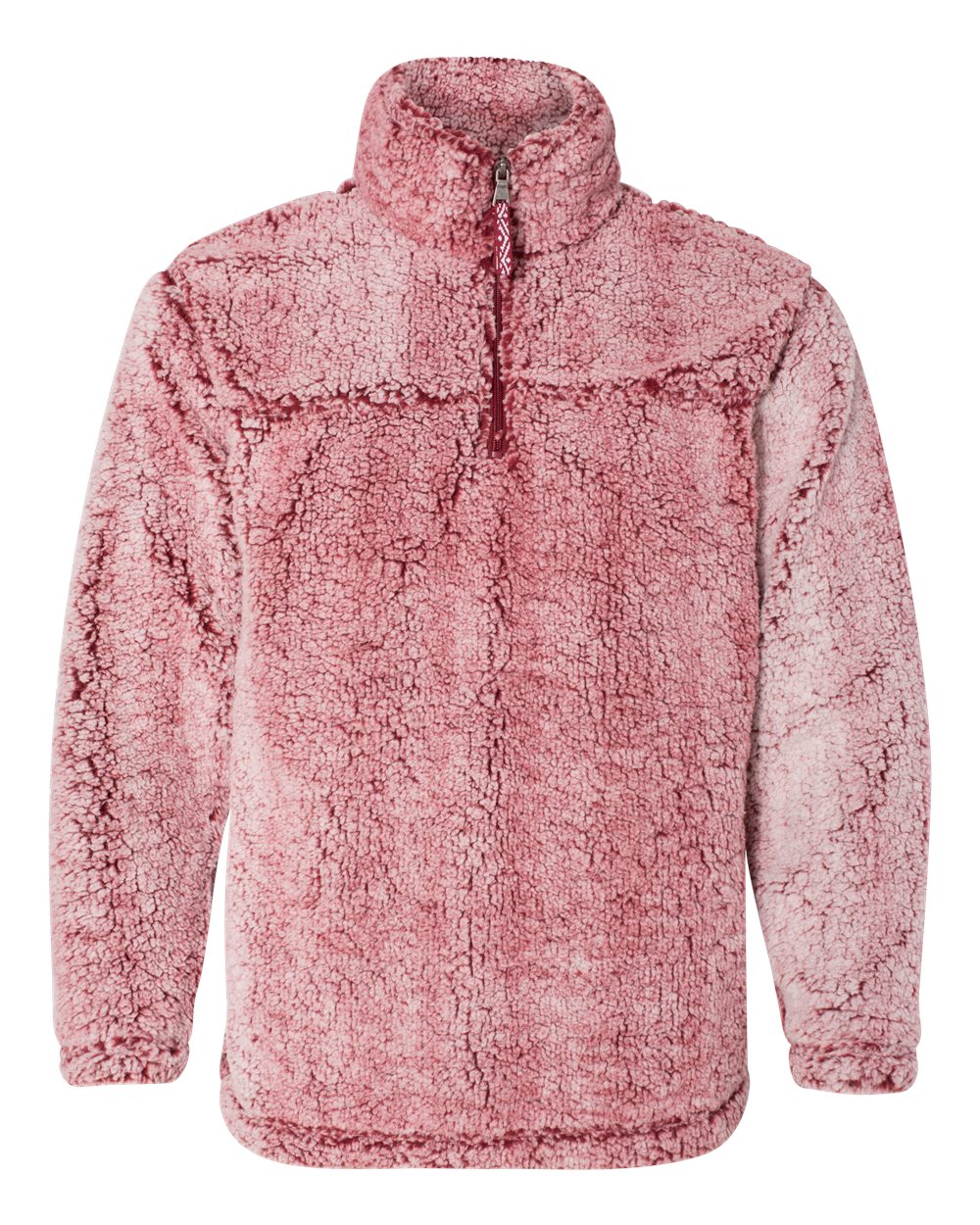 Unisex Sherpa Fleece Quarter-Zip Pullover-