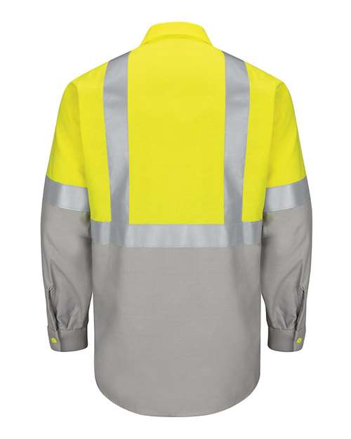 Men's Enhanced & Hi-Visibility Long Sleeve Work Shirt