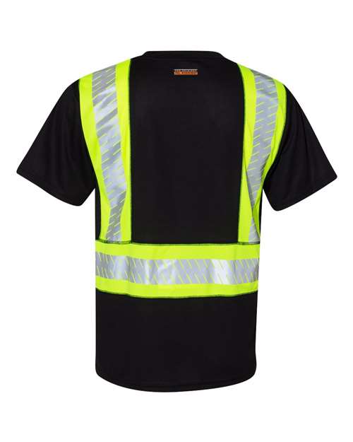 Unisex EV Series® Enhanced Visibility Contrast Pocket T-Shirt
