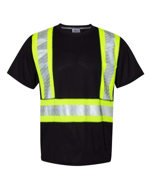 EV Series® Enhanced Visibility Contrast Pocket T-Shirt-Kishigo