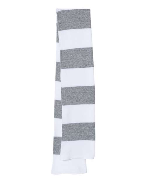 Rugby&#45;Striped Knit Scarf-Sportsman