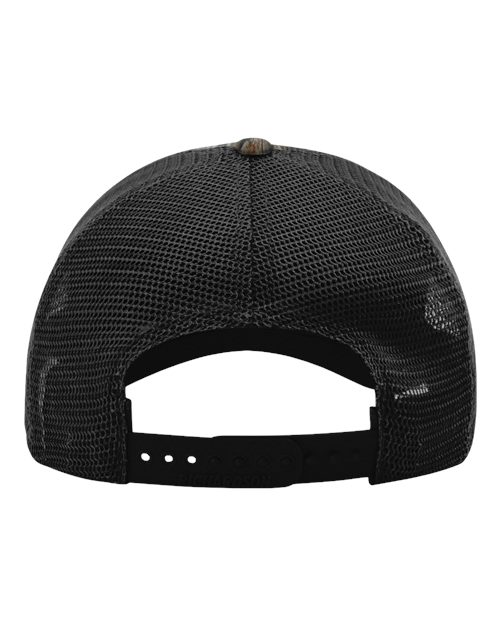 Garment Washed Printed Trucker Cap