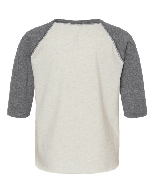 Toddler Baseball Fine Jersey Three-Quarter Sleeve Tee