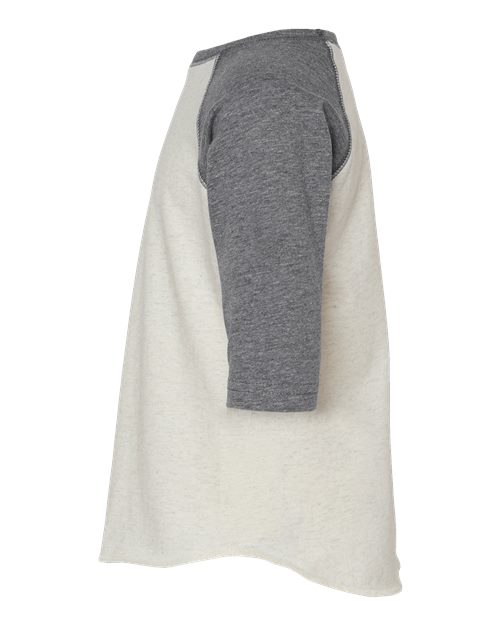 Toddler Baseball Fine Jersey Three-Quarter Sleeve Tee