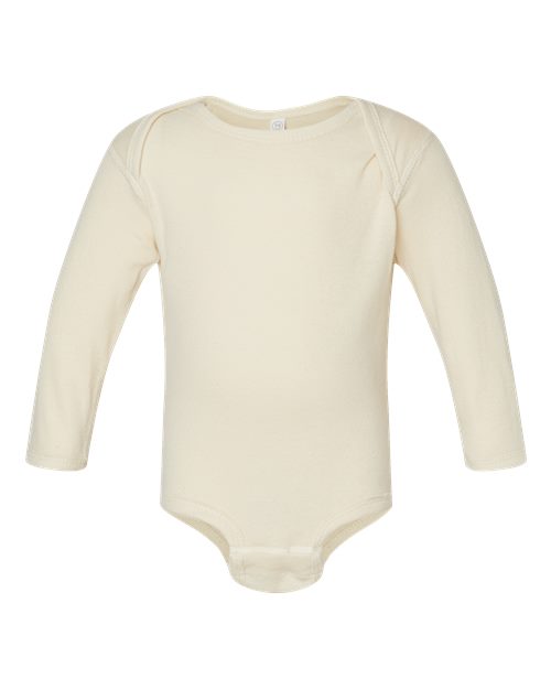 Infant Long Sleeve Baby Rib Bodysuit-Rabbit Skins